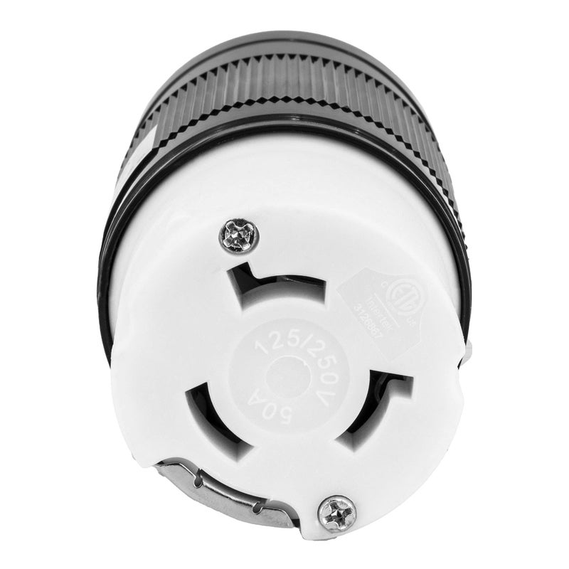 RecPro 50 Amp RV Plug | Female Connector | Locking Connector | 50A - Image 2